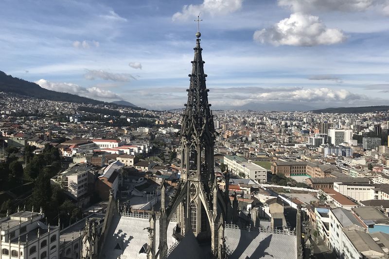 cityscape in Quito