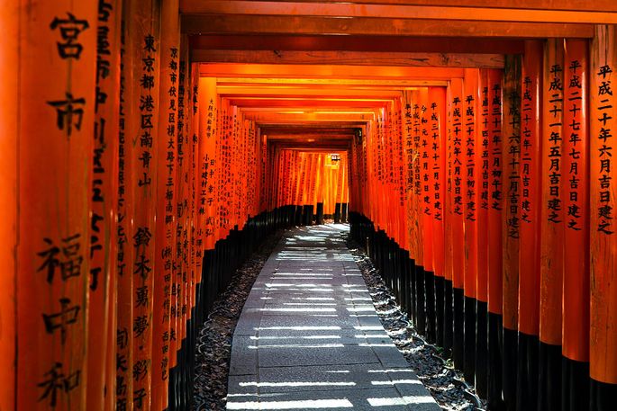 Fushimi Inari shrine orange gates