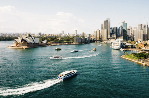 Sydney Opera house and harbor