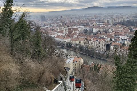 view of Graz from tram